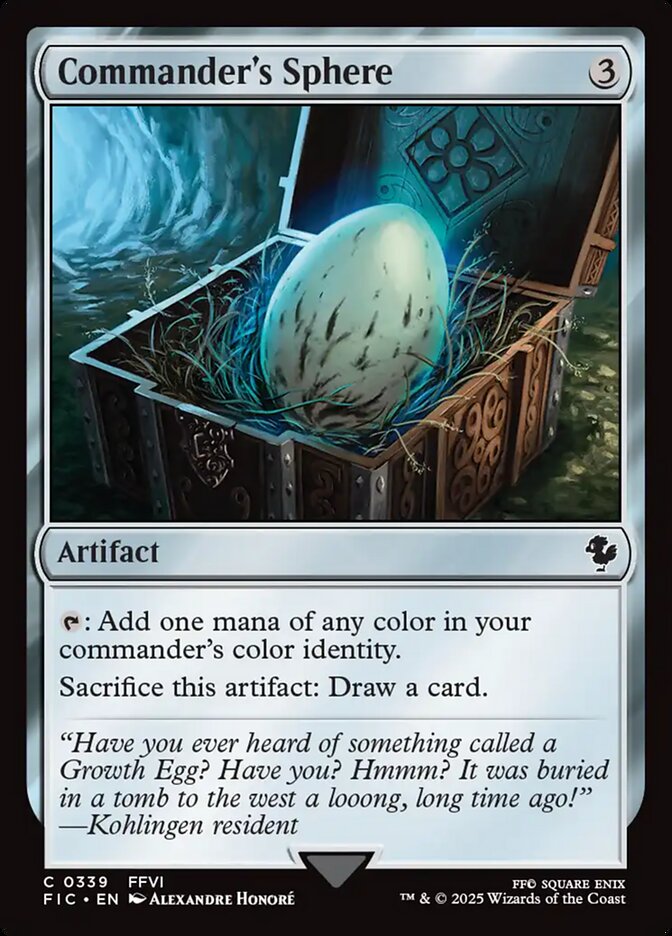 Commander's Sphere - 339 (common) — ARTEFACTOS
