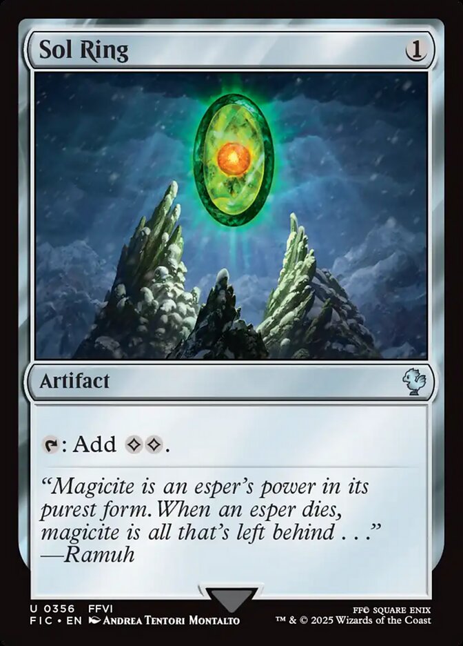 Sol Ring - 356 (uncommon) — ARTEFACTOS