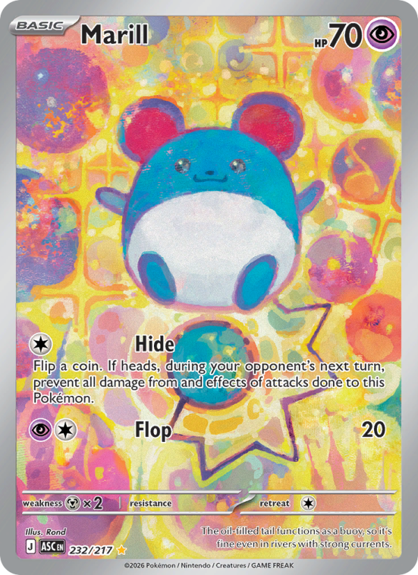 Marill - 232/217 - ME02.5: Ascended Heroes (Illustration rare) — ME: Ascended Heroes