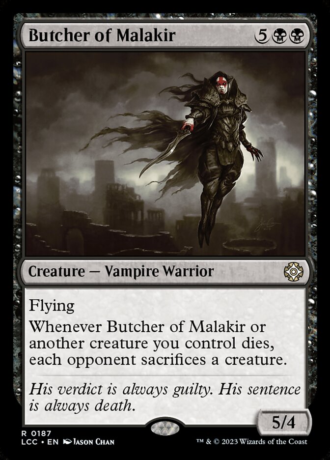 Butcher of Malakir - 187 (rare) — NEGRO