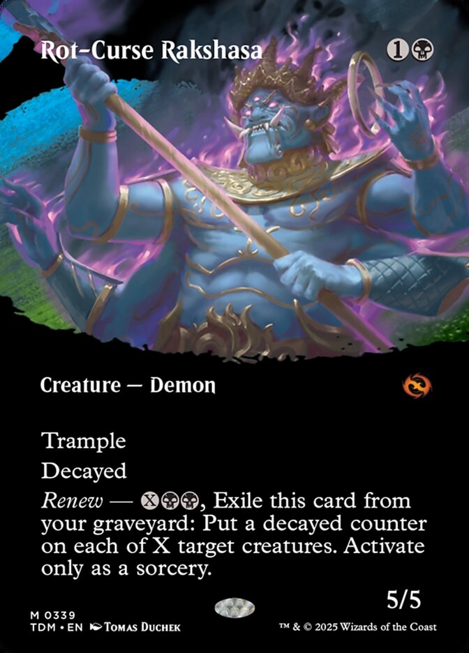 Rot-Curse Rakshasa - 339 (mythic) — NEGRO