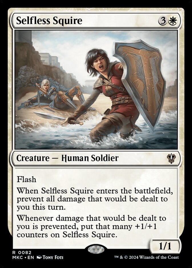 Selfless Squire - 82 (rare) — BLANCO