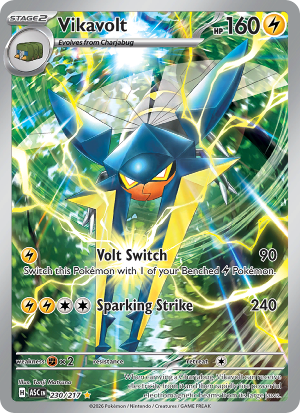 Vikavolt - 230/217 - ME02.5: Ascended Heroes (Illustration rare) — 