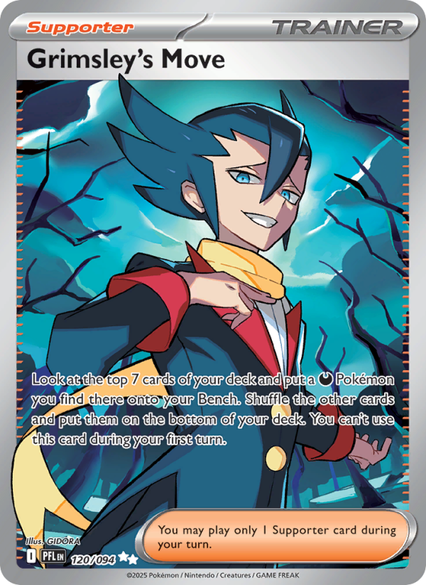 Grimsley's Move - 120/94 - ME02: Phantasmal Flames (Ultra Rare) — ME02: Phantasmal Flames