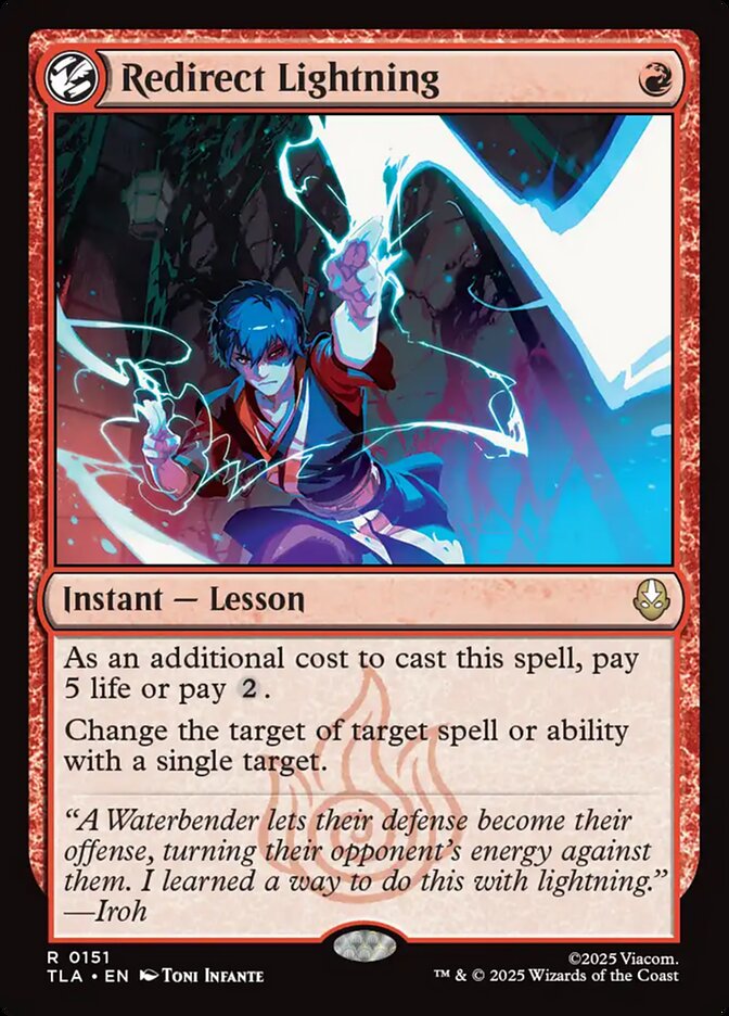 Redirect Lightning - 151 (rare) foil — ROJO