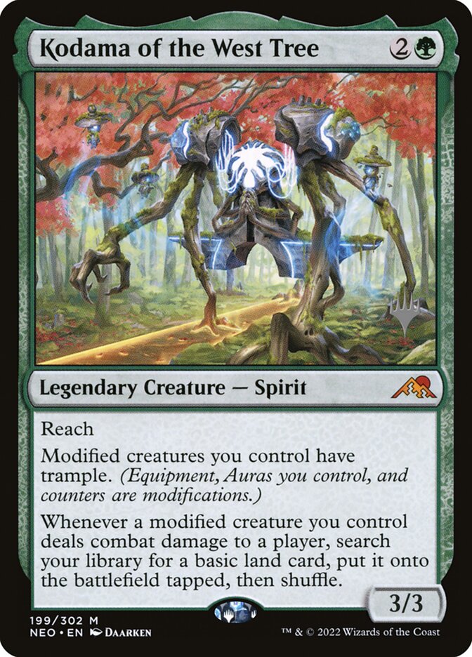 Kodama of the West Tree - 199p (mythic)foil — VERDE