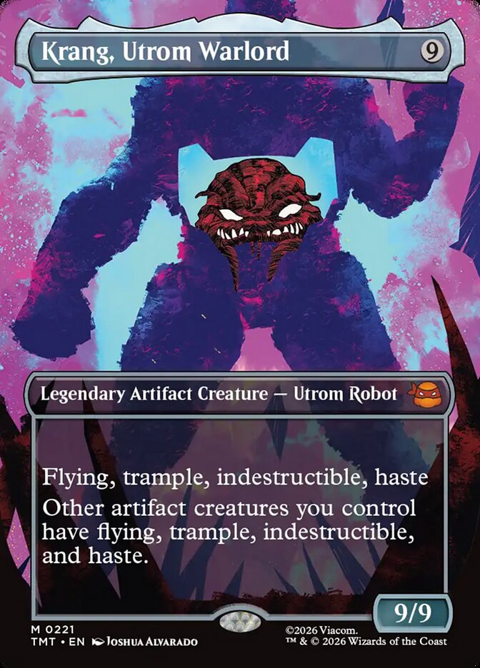 Krang, Utrom Warlord - 221 (mythic)foil — ARTEFACTOS