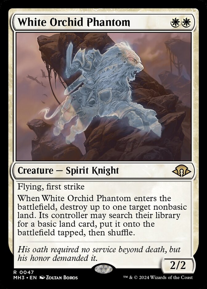 White Orchid Phantom - 47 (rare) — BLANCO