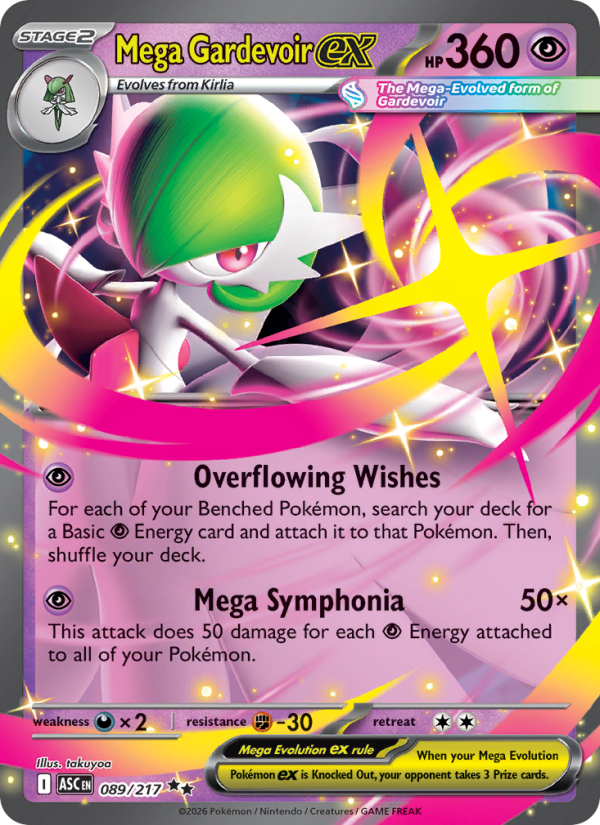 Mega Gardevoir ex - 089/217 - ME02.5: Ascended Heroes (Double rare) — ME: Ascended Heroes