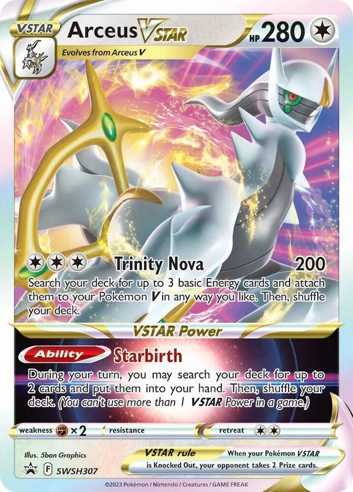 Arceus VSTAR - SWSH307 - SWSH: Sword & Shield Promo Cards (SWSD) — SWSH: Sword & Shield Promo Cards