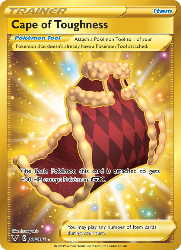 Cape of Toughness - 200/185 - SWSH4: Vivid Voltage (Secret Rare) — SWSH04: Vivid Voltage
