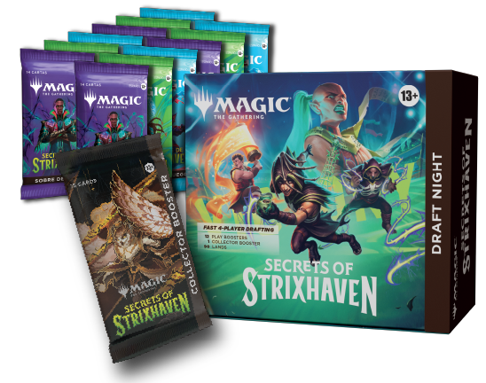 Magic the Gathering: "Secrets of Strixhaven" Draft Night Master Case 6ct. - ENGLISH — Magic The Gathering TCG