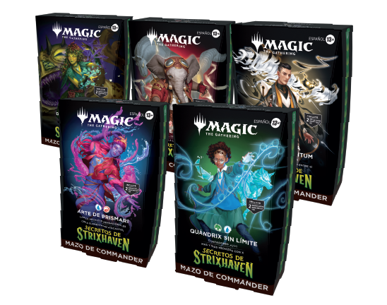 Magic the Gathering: "Secrets of Strixhaven" Commander Deck Master Case 5ct. - ENGLISH — Magic The Gathering TCG