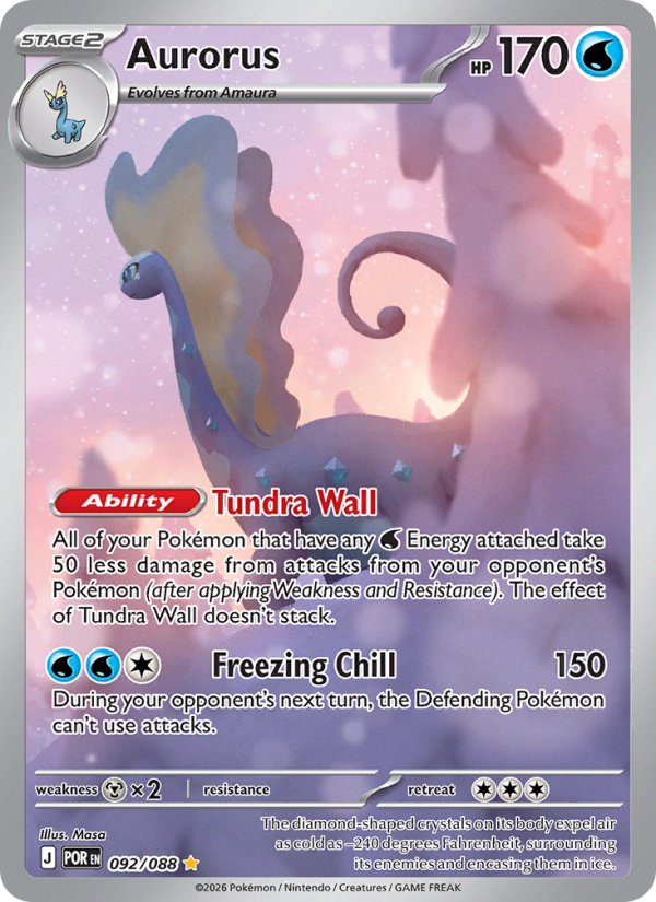 Aurorus - 092/88 - ME03: Perfect Order (Illustration rare) — ME03: Perfect Order