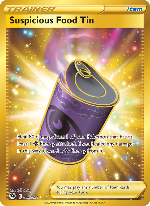 Suspicious Food Tin - 80/73 - SWSH3.5: Champion's Path (Secret Rare) — Champion's Path