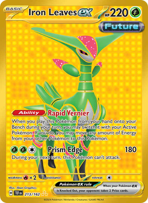 Iron Leaves ex - 213/162 - SV05: Temporal Forces (Hyper rare) — SV05: Temporal Forces