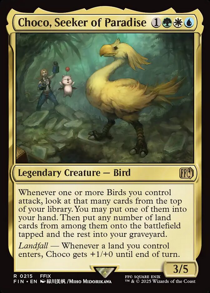 Choco, Seeker of Paradise - 215 (rare) — MULTICOLOR