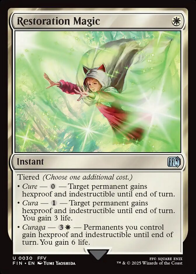 Restoration Magic - 30 (uncommon) — BLANCO