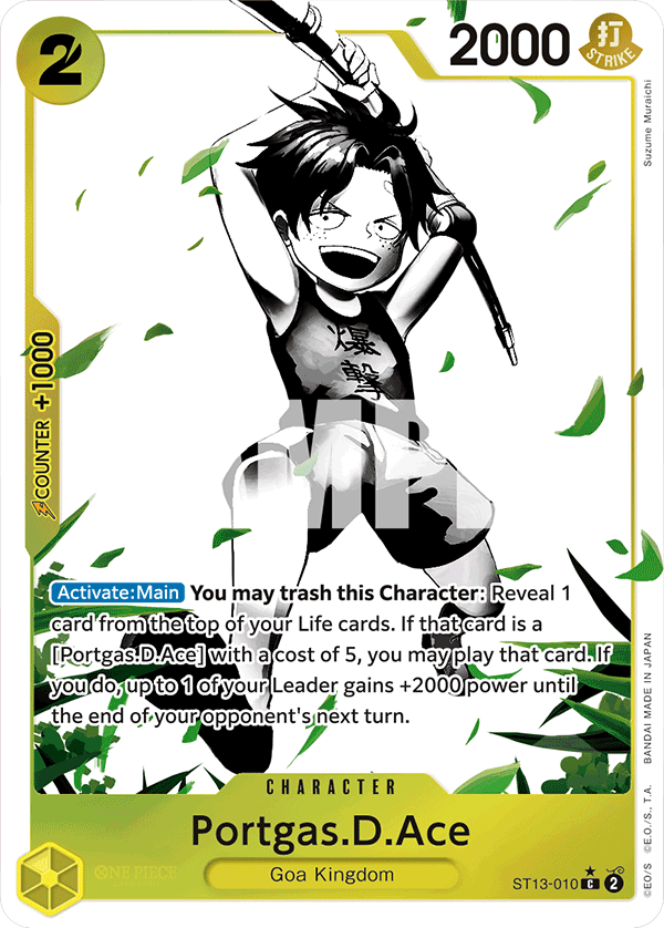 Portgas.D.Ace - ST13-010 - The Three Brothers[ST13] (C) — Ultra Deck: The Three Brothers