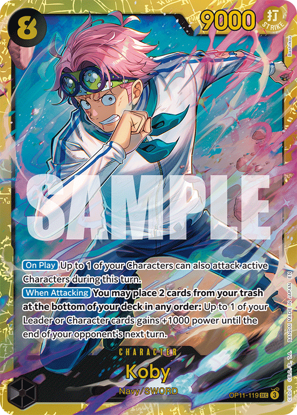 Koby - OP11-119 - A FIST OF DIVINE SPEED [OP11] (SEC) — OP 11: A Fist of Divine Speed