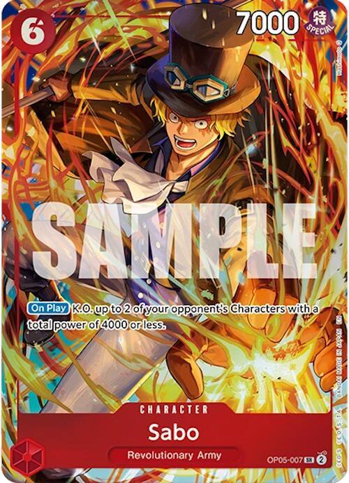 Sabo (Illustration Box Vol.5) - One Piece Promotion Cards (OP-PR) — One Piece Promotion Cards