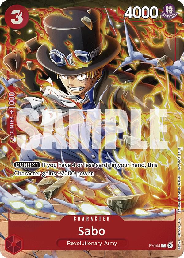 Sabo (Event Pack Vol. 4) - One Piece Promotion Cards (OP-PR) — One Piece Promotion Cards