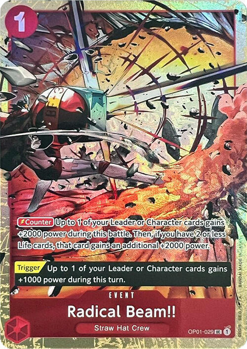 Radical Beam!! (Premium Card Collection -Best Selection Vol. 1-) - One Piece Promotion Cards (OP-PR) — One Piece Promotion Cards