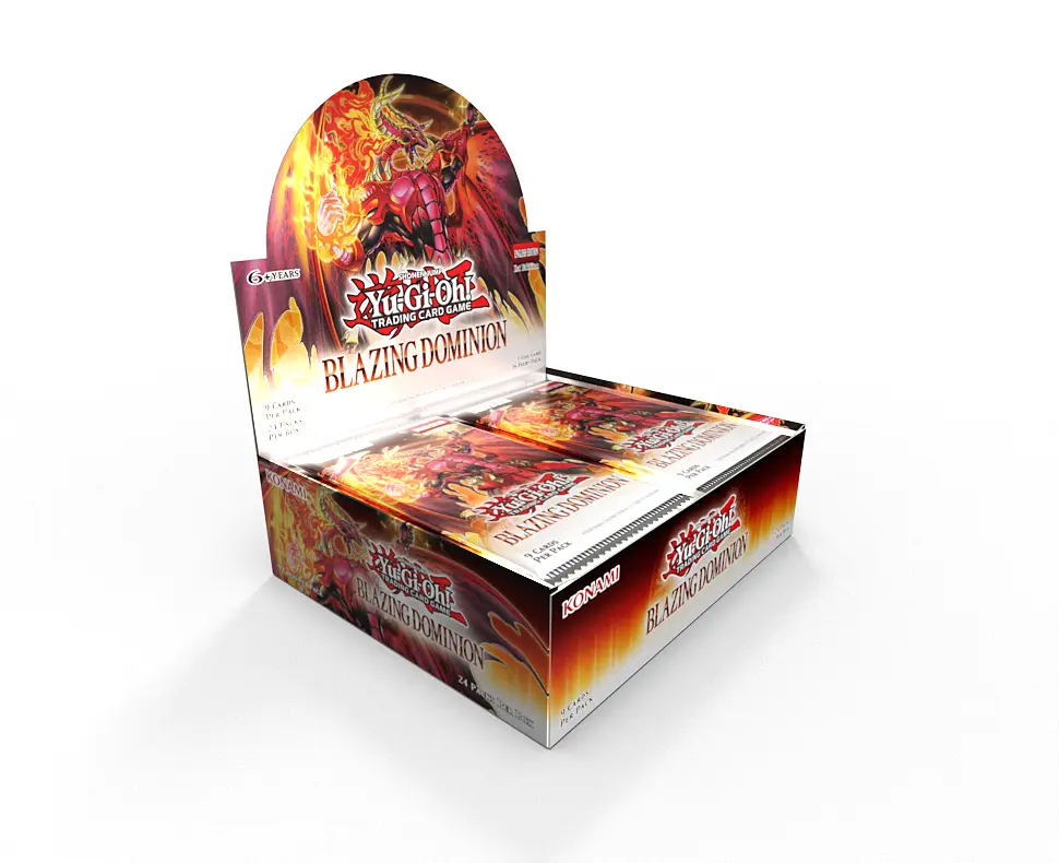 Yu-Gi-Oh! Blazing Dominion booster box — Yu-Gi-Oh! TCG Producto Sellado