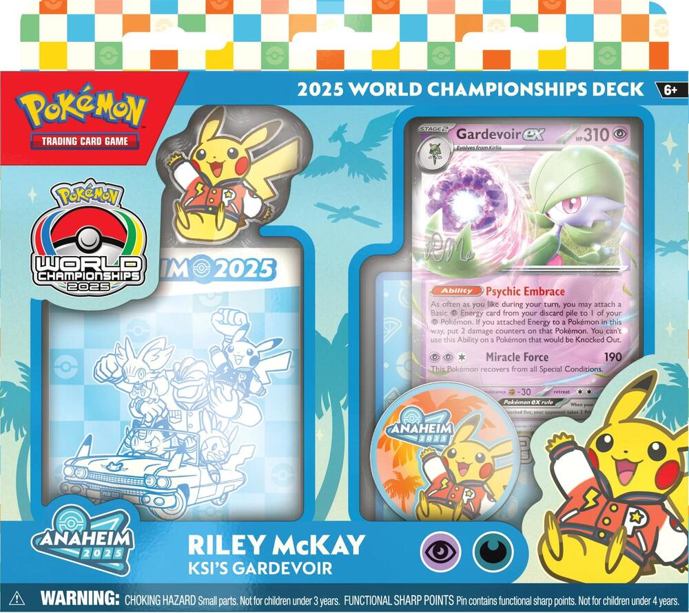 2025 World Championship Deck: Riley McKay (Flutter Devo Gardevoir) - World Championship Decks (WCD) — Pokémon TCG Producto Sellado