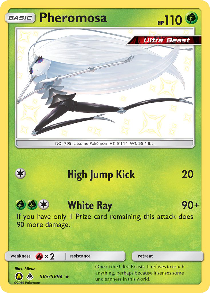 Pheromosa - SV5/94 - SMA: Hidden Fates Shiny Vault (Shiny rare) — Hidden Fates