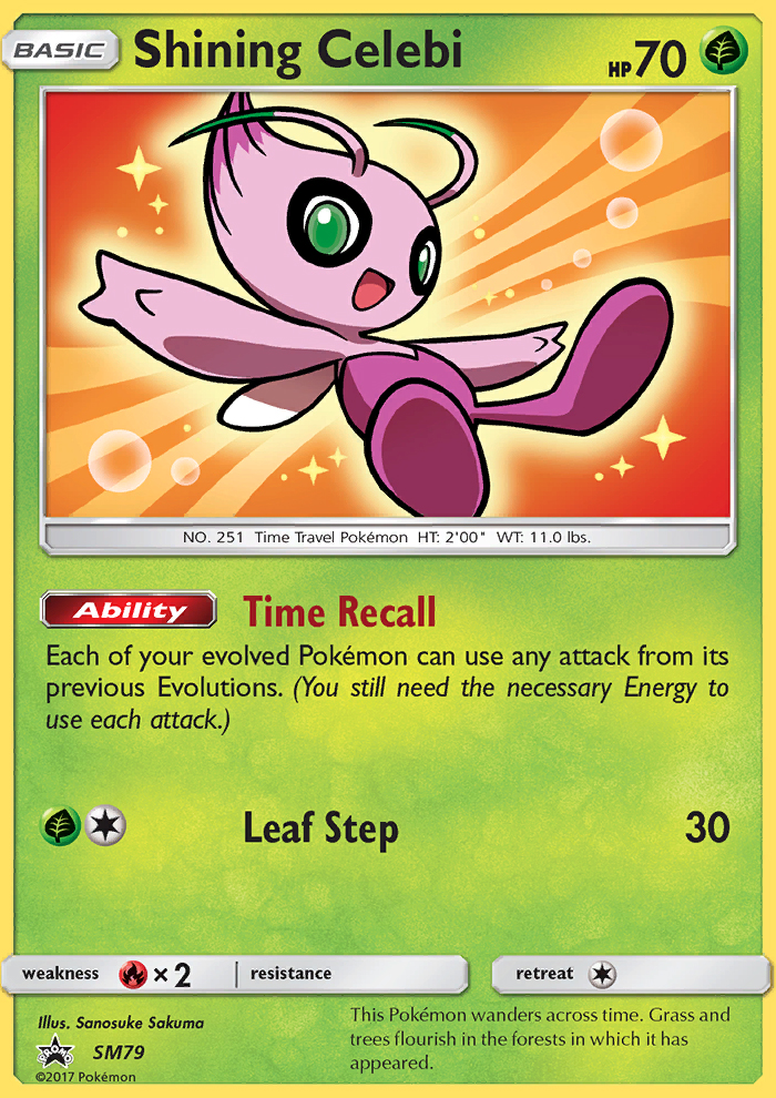 Shining Celebi - SM79/248 - SMP: SM Black Star Promos (Rare) — SM Promos