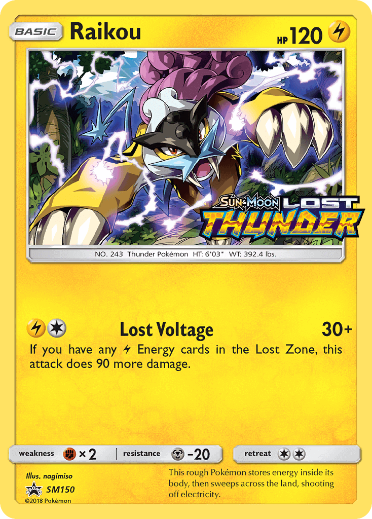 Raikou - SM150/248 - SMP: SM Black Star Promos (Rare) — SM Promos