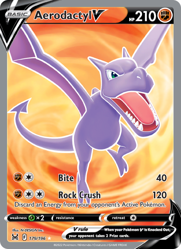 Aerodactyl V - 179/196 - SWSH11: Lost Origin (Ultra Rare) — SWSH11: Lost Origin