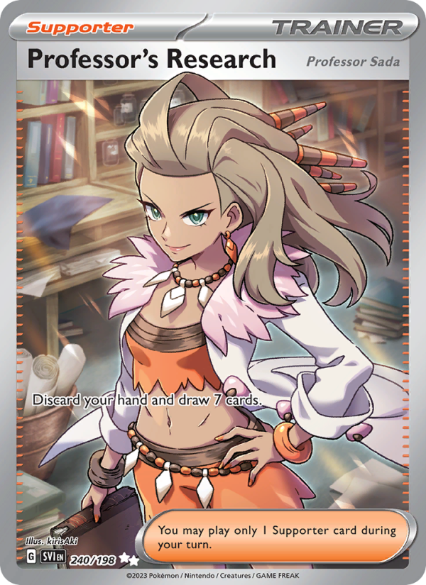 Professor's Research - 240/198 - SV01: Scarlet & Violet (Ultra Rare) — SV01: Scarlet & Violet Base Set