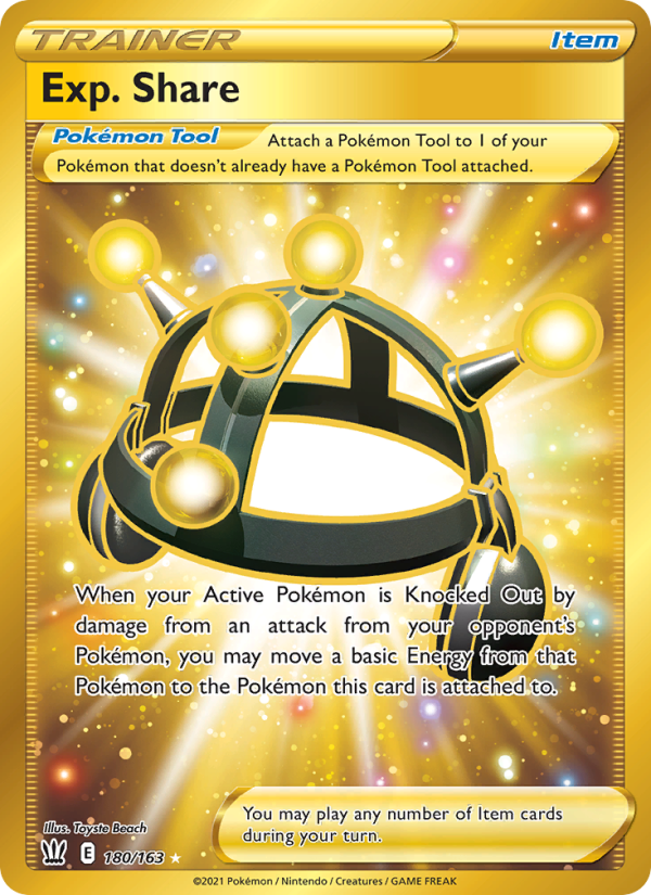 Exp. Share - 180/163 - SWSH5: Battle Styles (Secret Rare) — SWSH05: Battle Styles