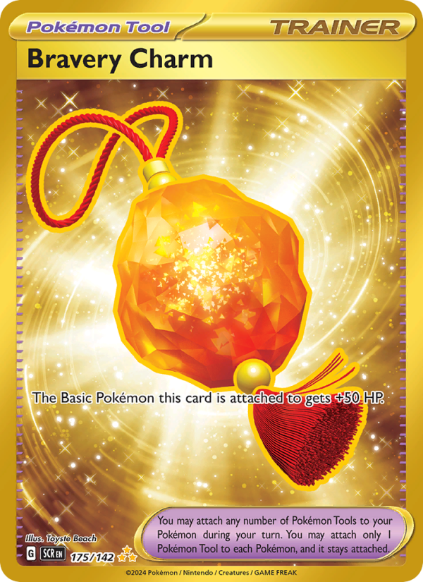 Bravery Charm - 175/142 - SV07: Stellar Crown (Hyper rare) — SV07: Stellar Crown