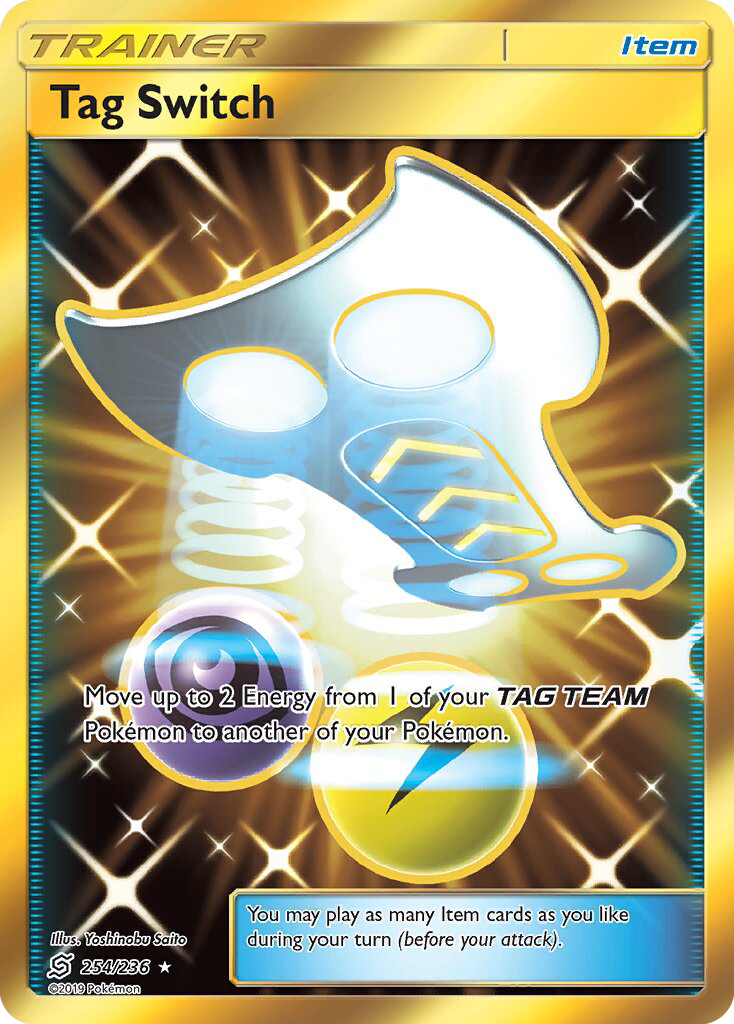 Tag Switch - 254/236 - SM11: Unified Minds (Secret Rare) — SM - Unified Minds