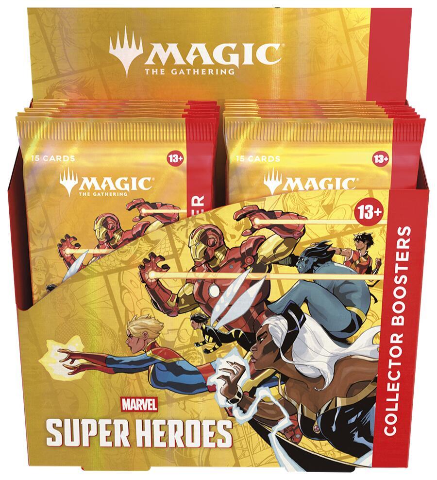 Magic the Gathering: "Marvel Super Heroes" Collector Booster Display — Magic The Gathering TCG