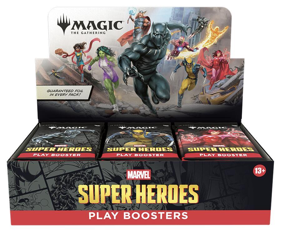 Magic the Gathering: "Marvel Super Heroes" Play Booster Master Case — Magic The Gathering TCG