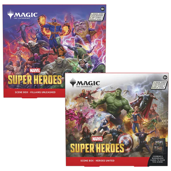 Magic the Gathering: "Marvel Super Heroes" Scene Box Display SET 2 — Magic The Gathering TCG