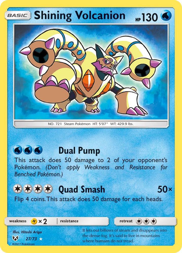 Shining Volcanion - 27/73 - SM3.5: Shining Legends (Ultra Rare) — Shining Legends