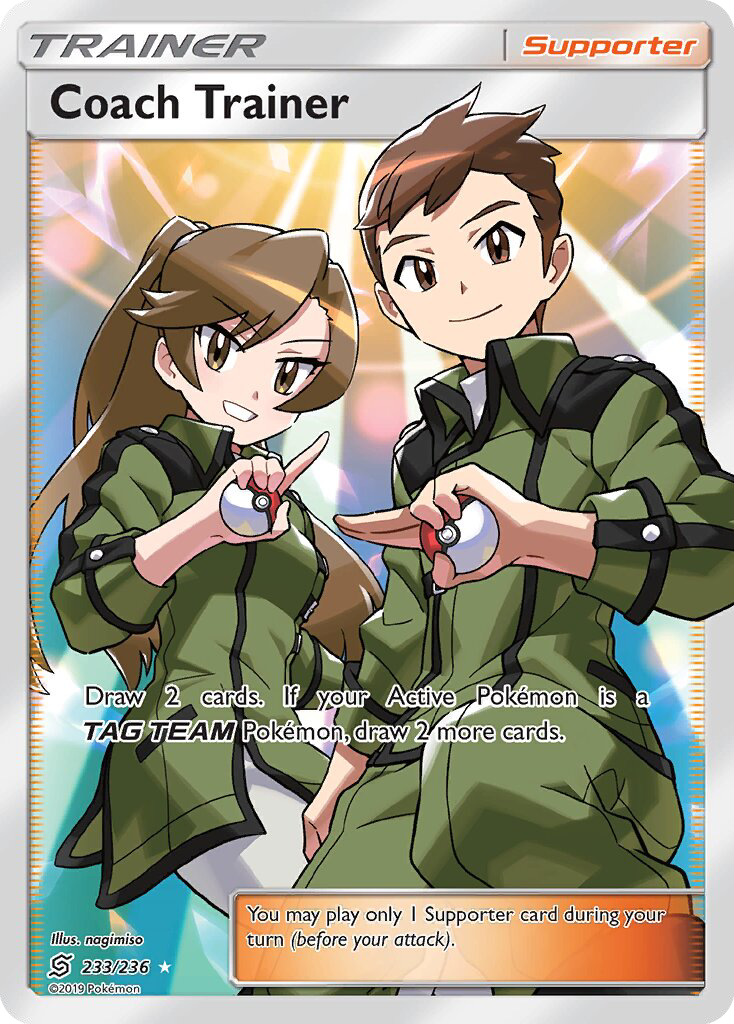Coach Trainer - 233/236 - SM11: Unified Minds (Ultra Rare) — SM - Unified Minds