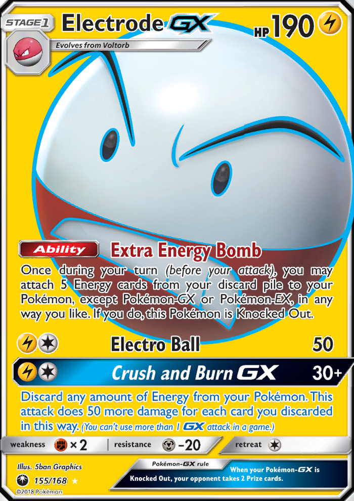 Electrode GX - 155/168 - SM7: Celestial Storm (Ultra Rare) — SM - Celestial Storm