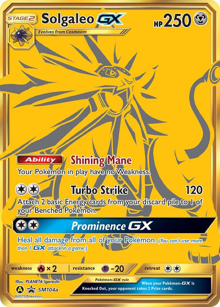 Solgaleo GX - SM104a - SM Promos (SMP) — SM Promos
