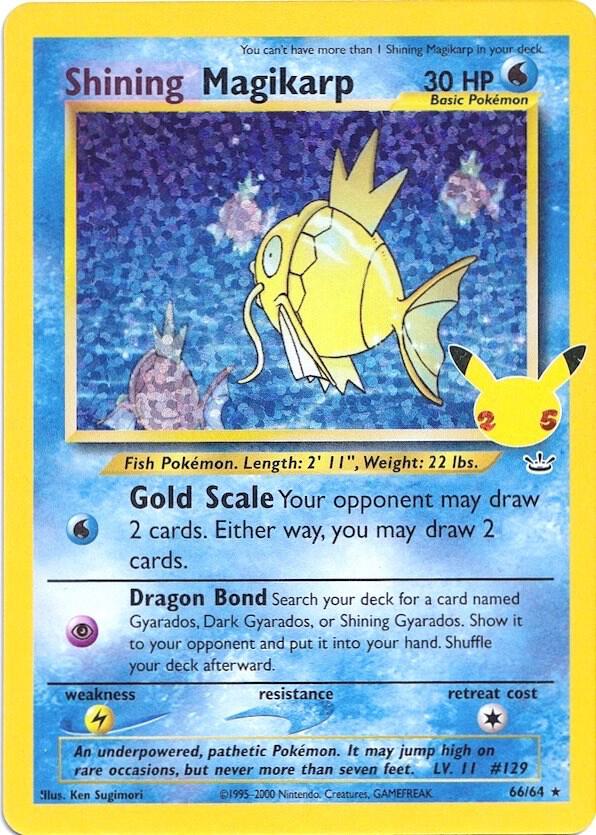 Shining Magikarp - 66A/25 - CEL25: Celebrations (Classic Collection) — Celebrations