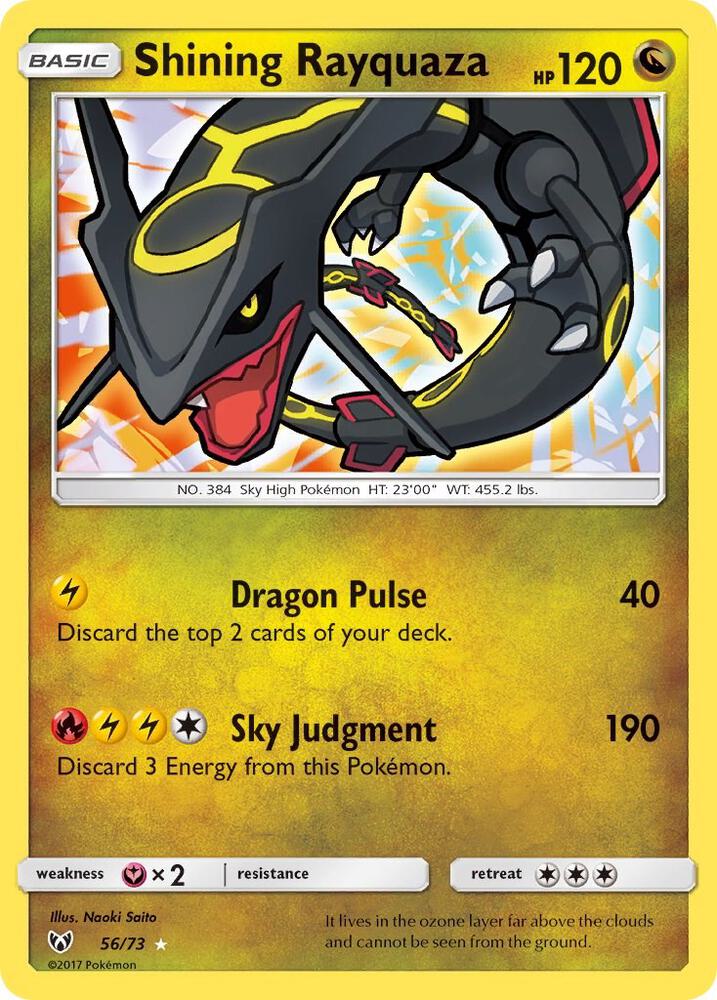 Shining Rayquaza - 56/73 - SM3.5: Shining Legends (Ultra Rare) — Shining Legends