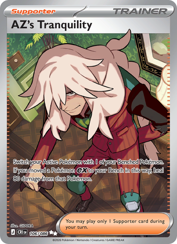 AZ's Tranquility - 106/86 - ME04: Chaos Rising (Ultra Rare) — ME04: Chaos Rising