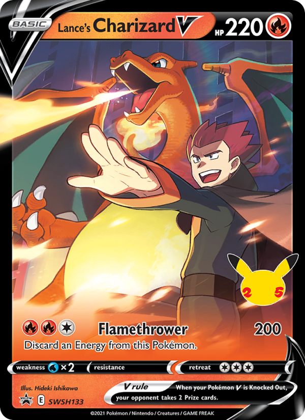 Lance's Charizard V - SWSH133/307 - SWSHP: SWSH Black Star Promos (None) — SWSH: Sword & Shield Promo Cards