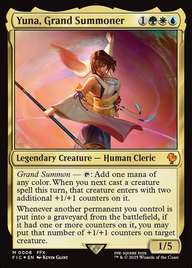 Yuna, Grand Summoner - 8 (mythic) — MULTICOLOR
