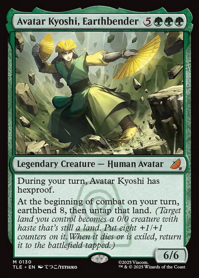 Avatar Kyoshi, Earthbender - 130 (mythic) — VERDE